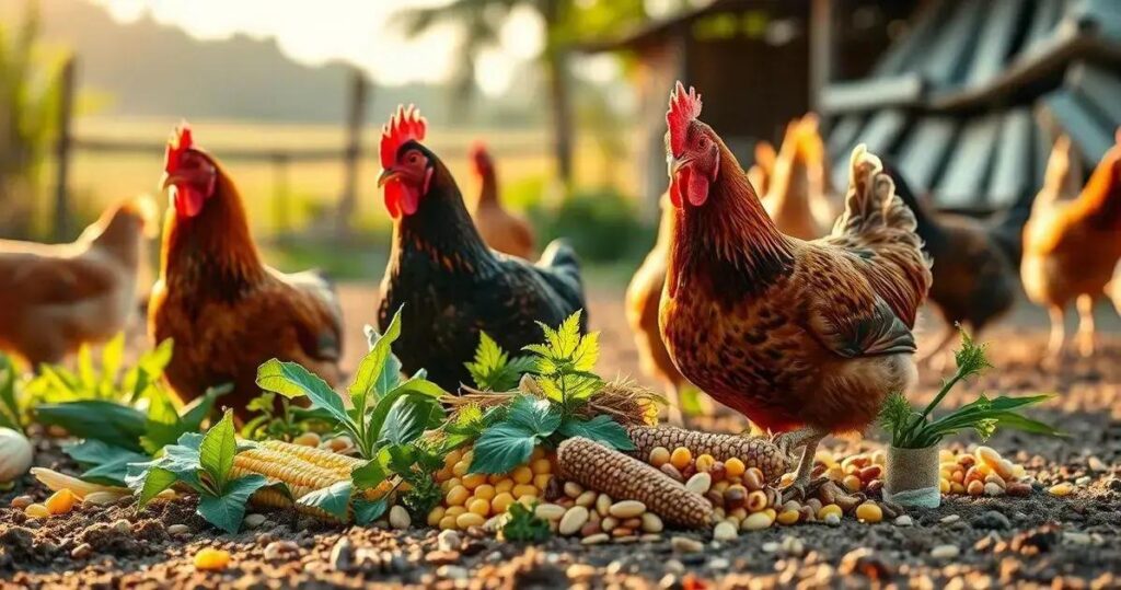 alimentação natural galinhas poedeiras