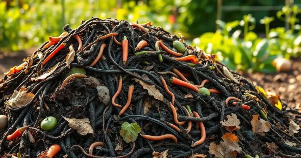 compostagem esterco galinha