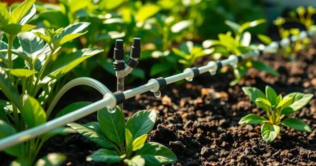 montar irrigação gotejamento caseiro horta