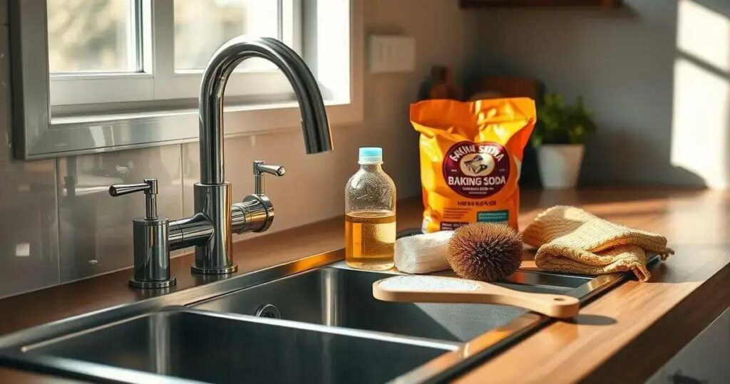 como desentupir pia de cozinha
