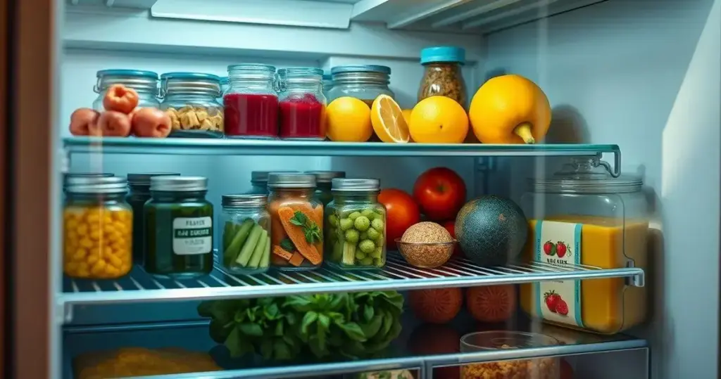 como organizar a geladeira corretamente